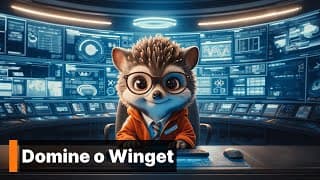 Capa Domine o Winget: Transforme seu Windows em uma Central de Gerenciamento de Programas.