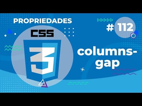 Cover Column Gap, Propriedade do CSS 3